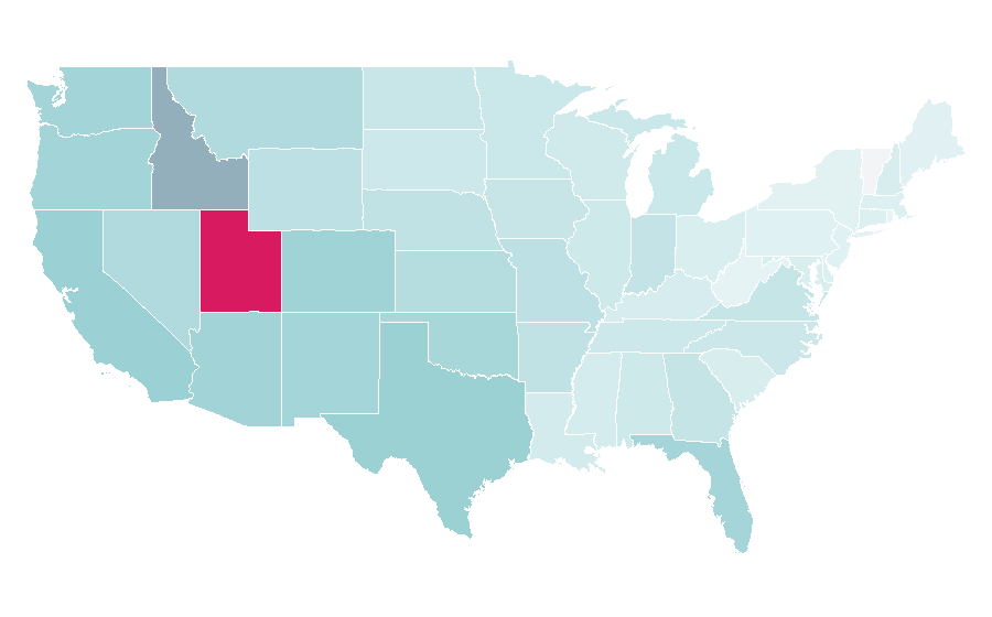 Affinity by region — Tron: Legacy, United States