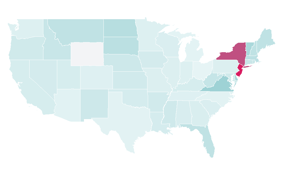 Affinity by region — TRT 1, United States