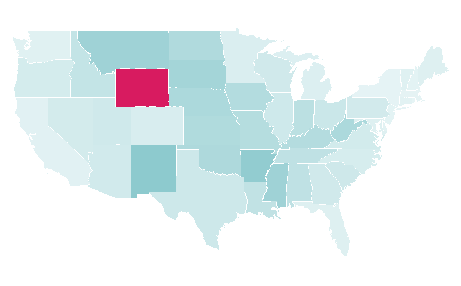 Affinity by region — Truck stop, United States