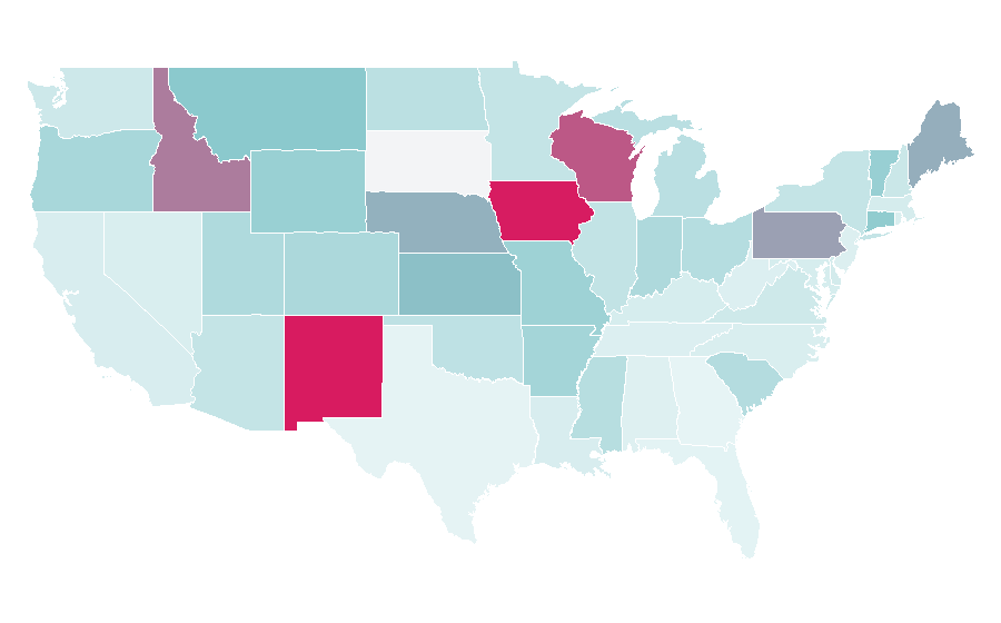 Affinity by region — True Value, United States