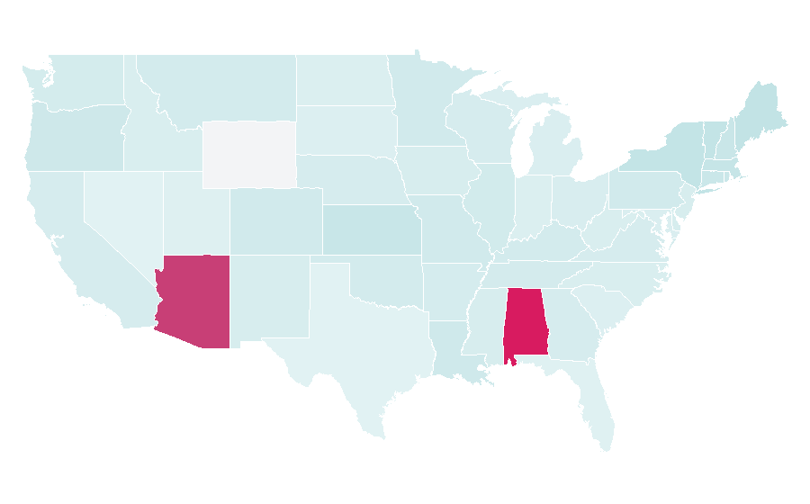 Affinity by region — Truman Capote, United States