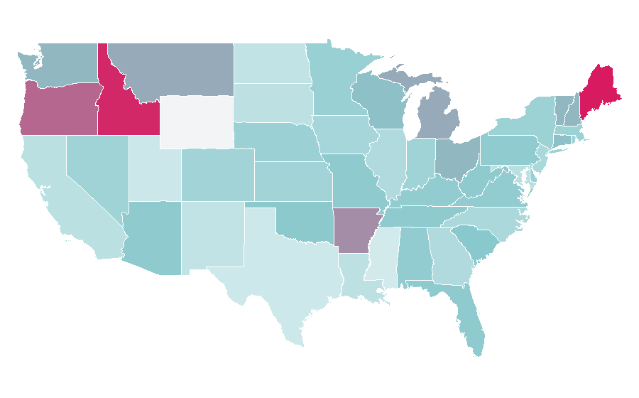 Affinity by region — Truth Social, United States