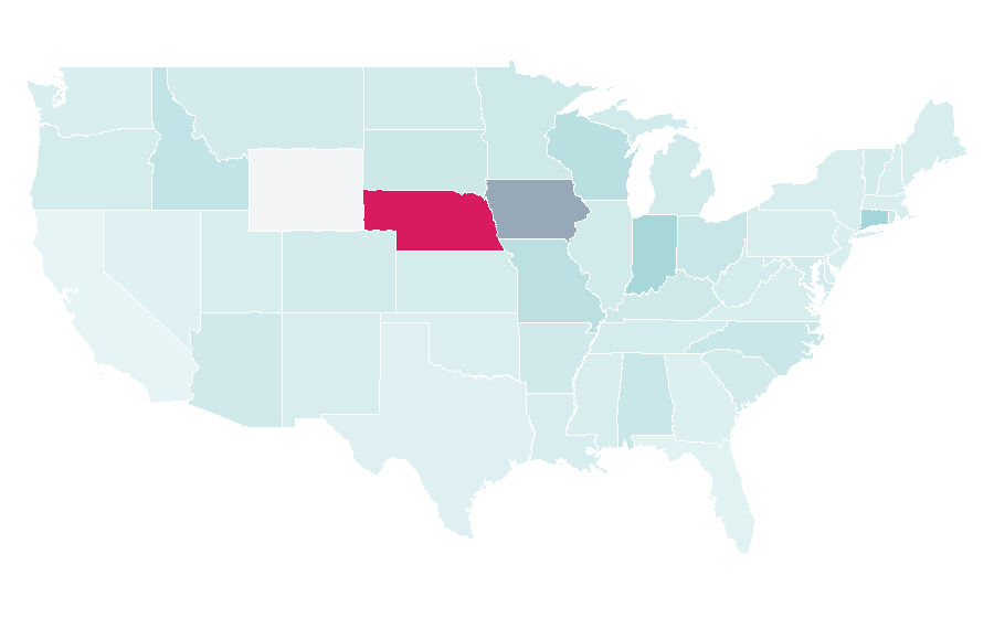 Affinity by region — TruTV, United States