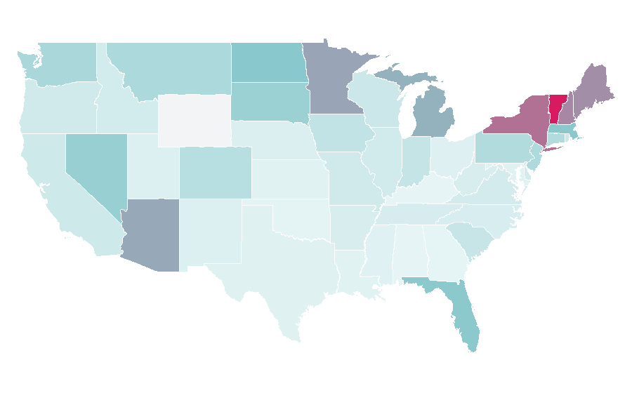 Affinity by region — tsn, United States