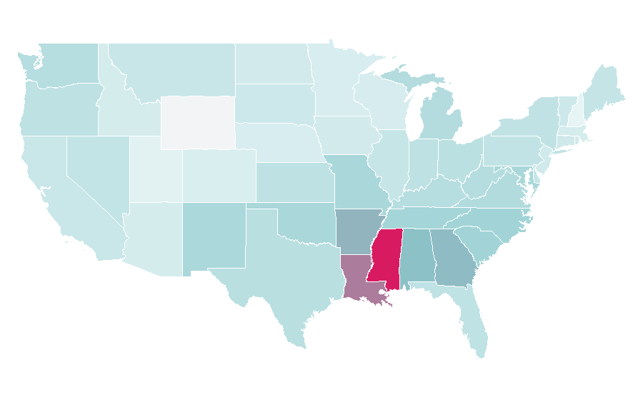 Affinity by region — Tubi TV, United States