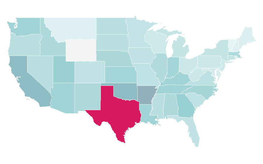 Affinity by region — Tulip, United States