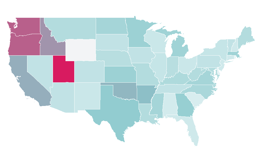 Affinity by region — Tunic, United States