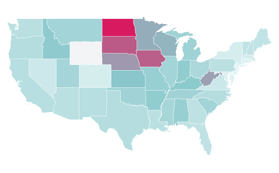 Affinity by region — Tupperware, United States