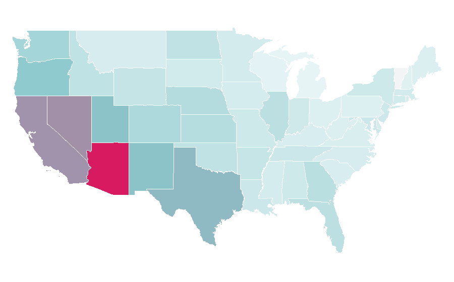 Affinity by region — Turf, United States