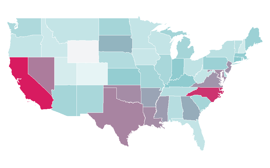 Affinity by region — Turmoil, United States