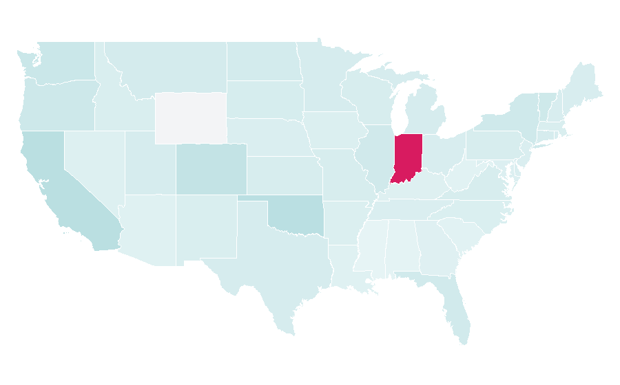 Affinity by region — Turntablism, United States