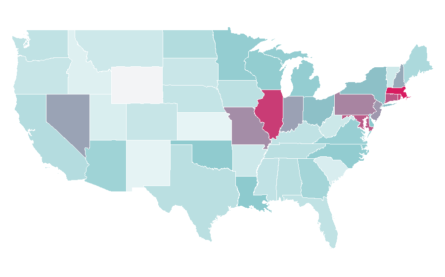 Affinity by region — TVLine, United States