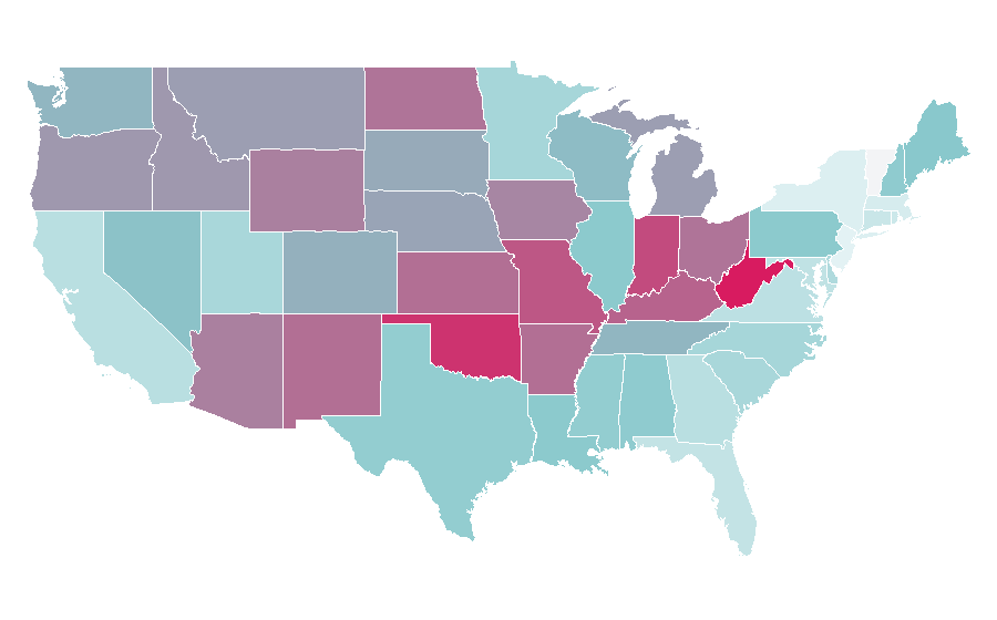 Affinity by region — Twisted Metal, United States