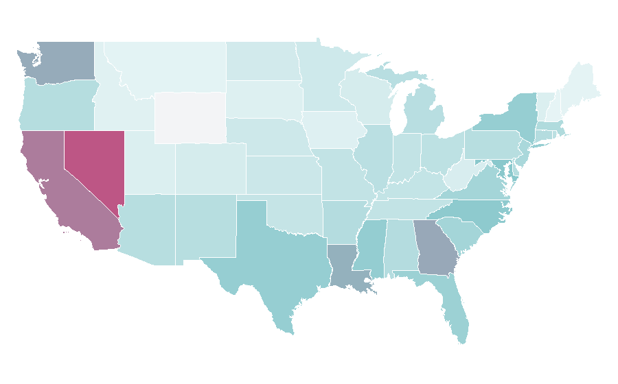 Affinity by region — Tyga, United States