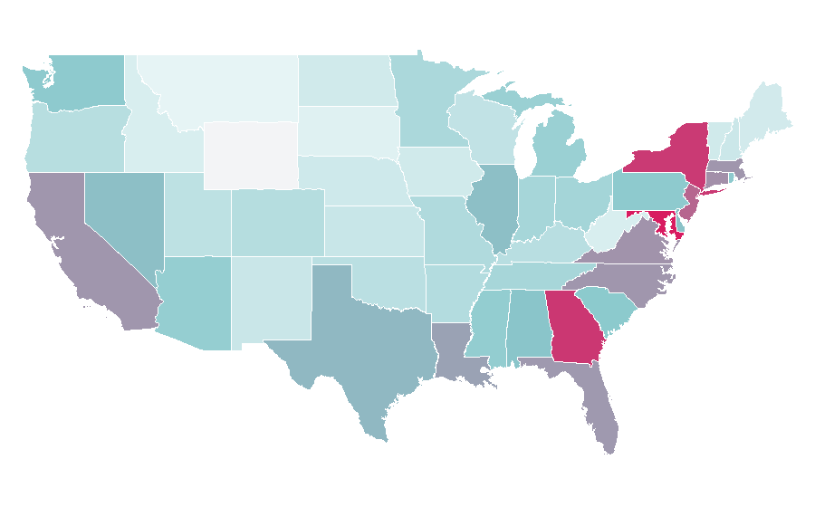 Affinity by region — Tyla, United States