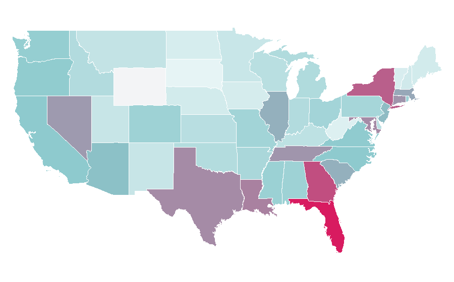 Affinity by region — Ubereats, United States