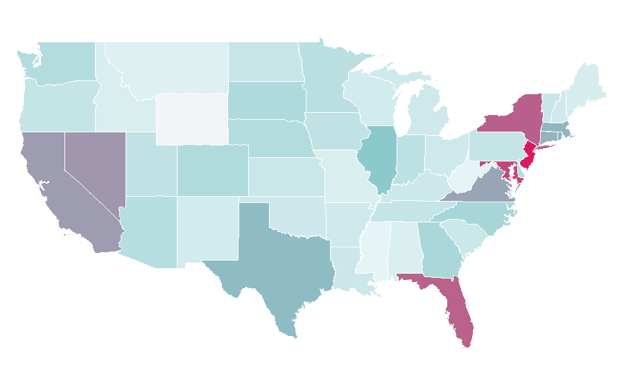 Affinity by region — UEFA Europa League, United States