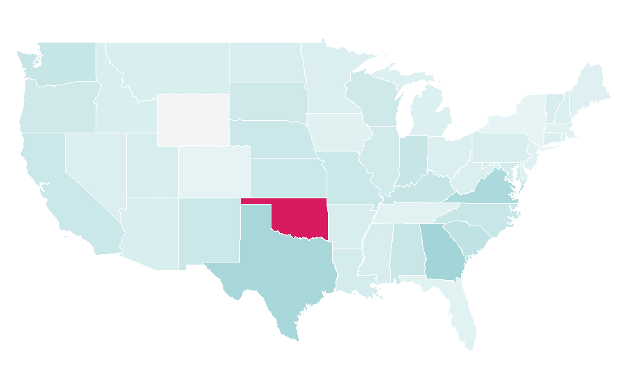 Affinité par région — Ultraviolet, États-Unis