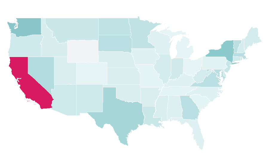 Affinity by region — Ulzzang, United States