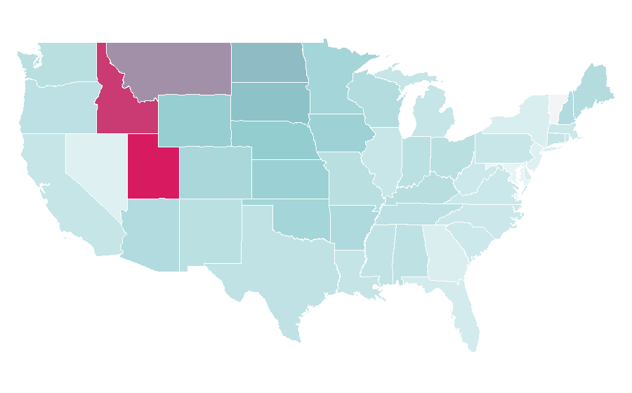 Affinity by region — Unbroken, United States