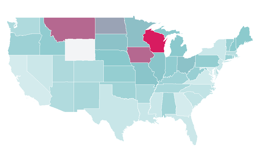 Affinity by region — Uncle Buck, United States