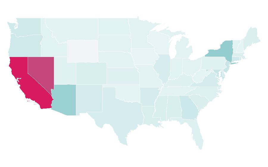 Affinity by region — Undefeated, United States