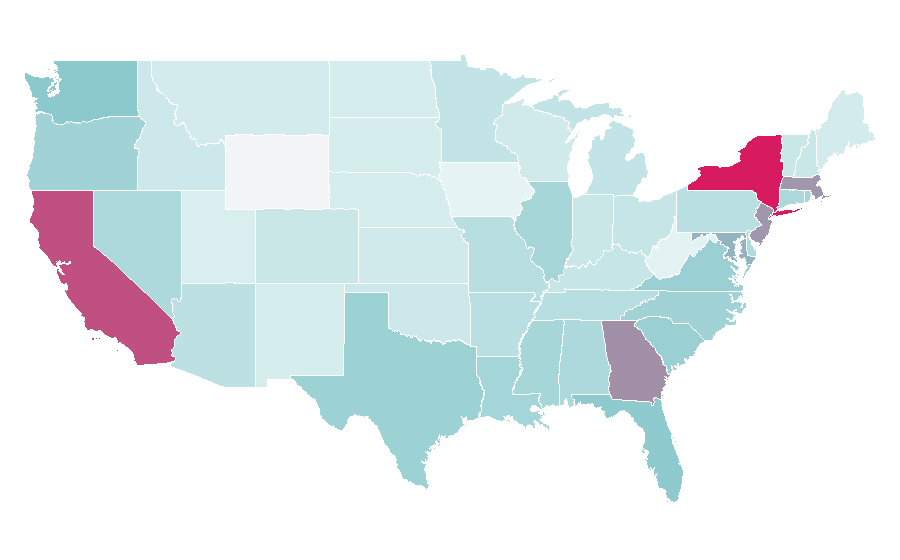 Affinity by region — Undercover, United States