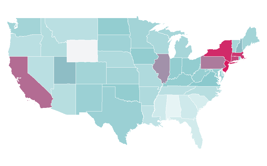 Affinity by region — United 93 (film), United States