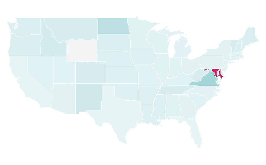 Affinity by region — United States Department of Energy, United States