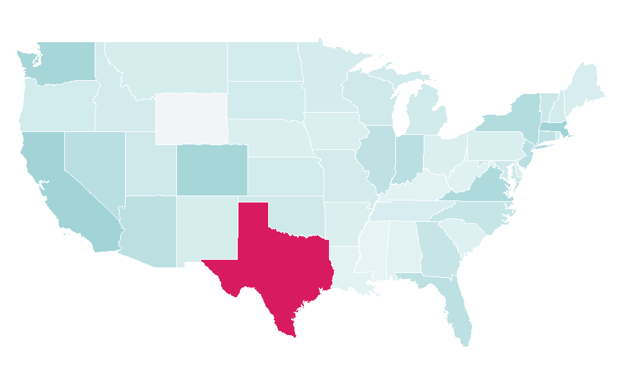 Affinity by region — United States Grand Prix, United States