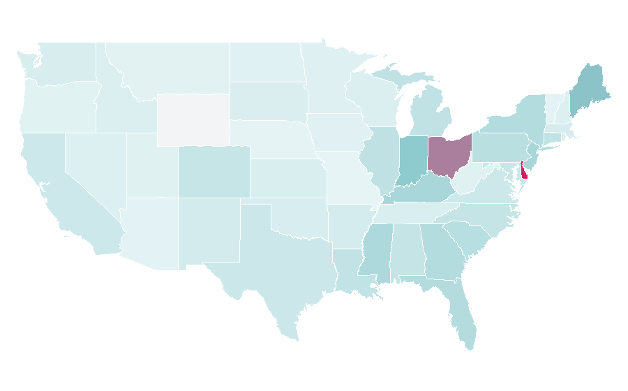 Affinity by region — United States Tennis Association, United States