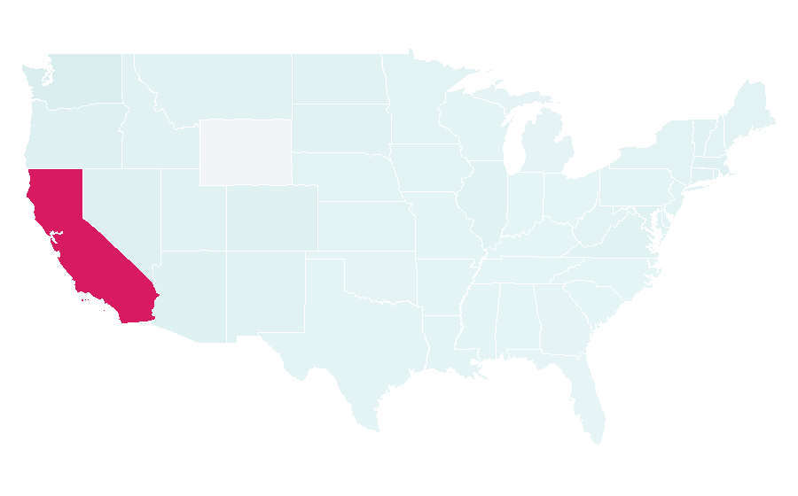 Affinity by region — University of California, Irvine, United States