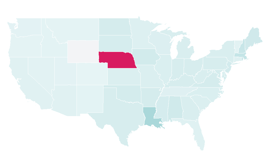 Affinity by region — Uno (card game), United States