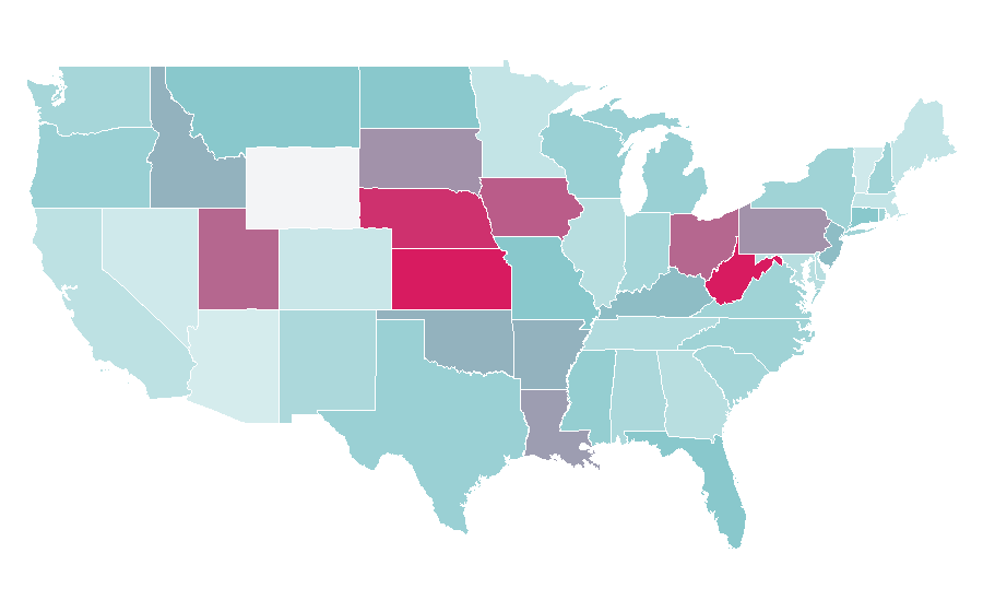Affinity by region — Unstoppable (2010 film), United States