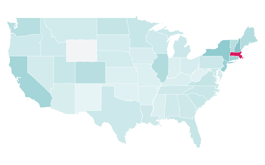 Affinity by region — UPPAbaby, United States