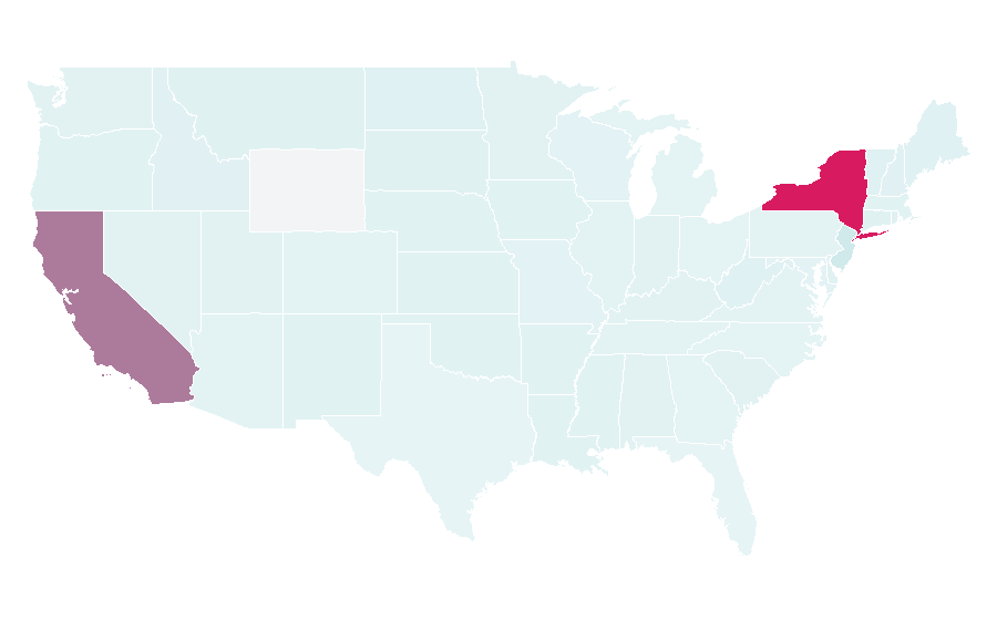 Affinity by region — Upright Citizens Brigade Theatre, United States