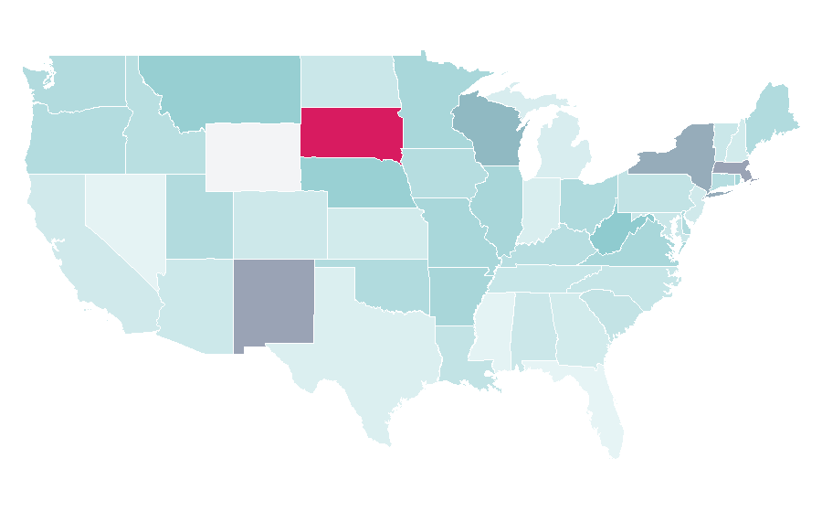 Affinity by region — UpToDate, United States