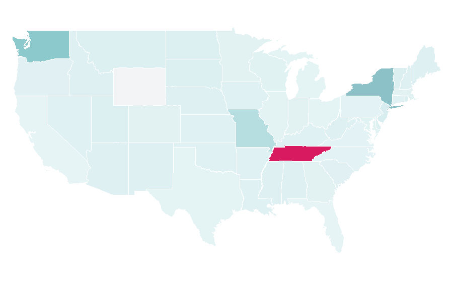 Affinity by region — Urban art, United States