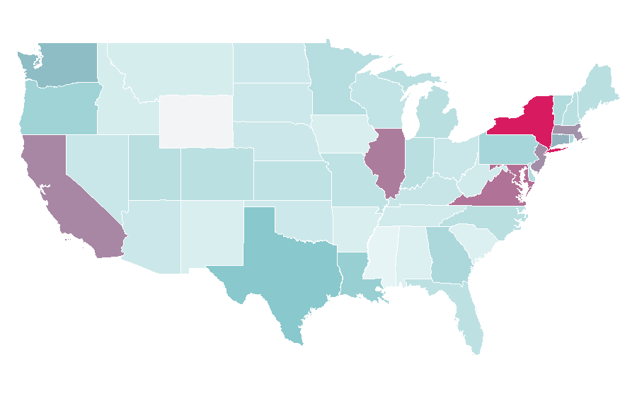 Affinity by region — Urdu, United States