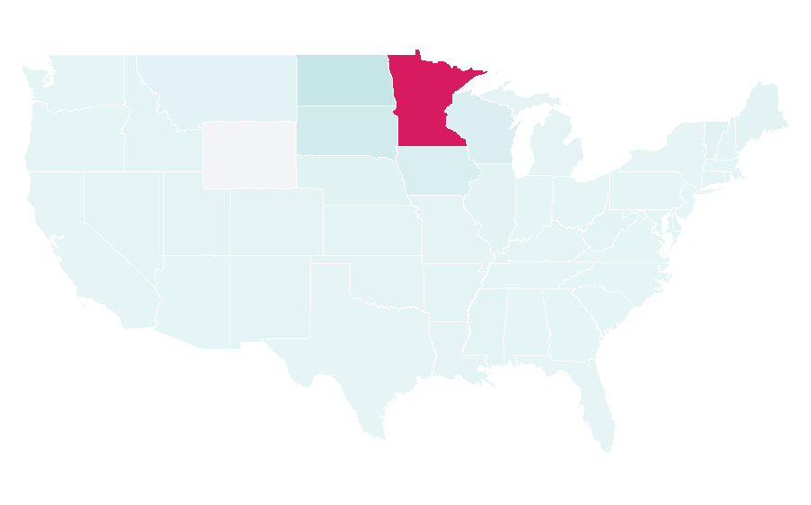 Affinity by region — U.S. Bank Stadium, United States