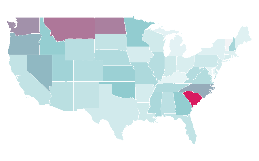 Affinity by region — US Foods, United States