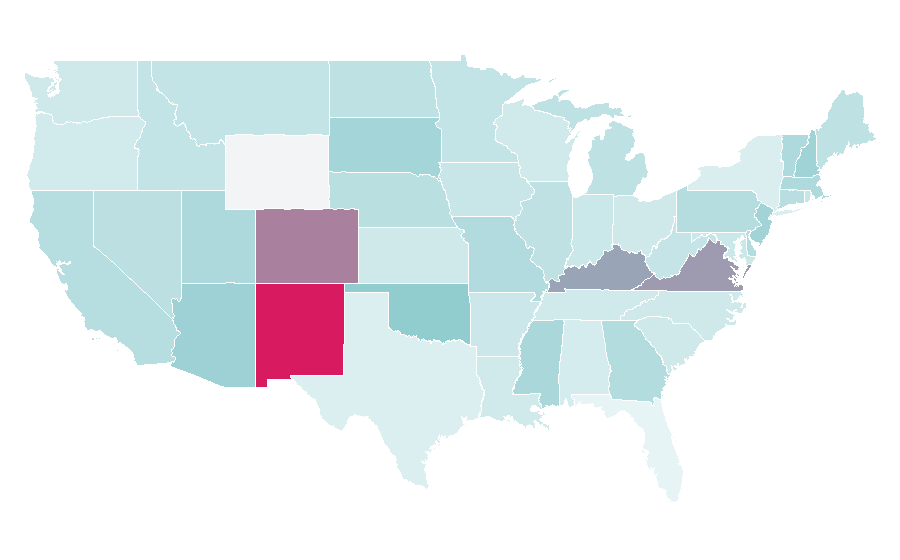 Affinity by region — USA Archery, United States