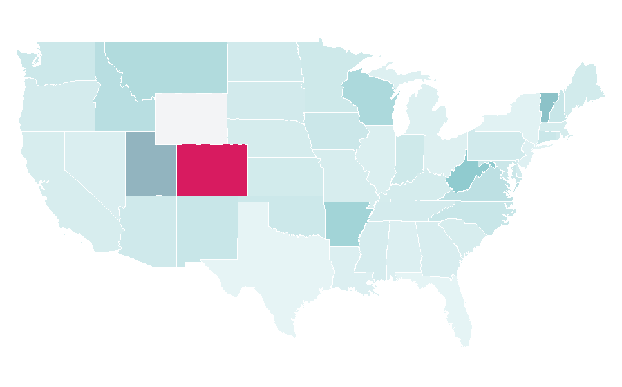 Affinity by region — USA Cycling, United States