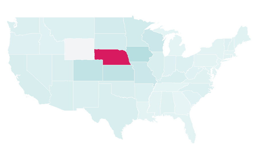 Affinity by region — USA Volleyball, United States