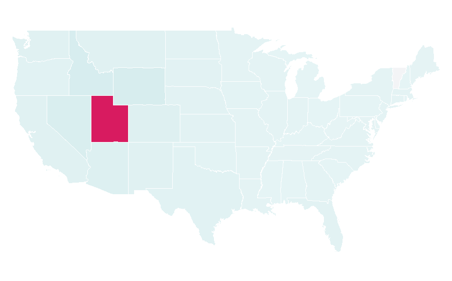 Affinität nach Region — Utah, USA