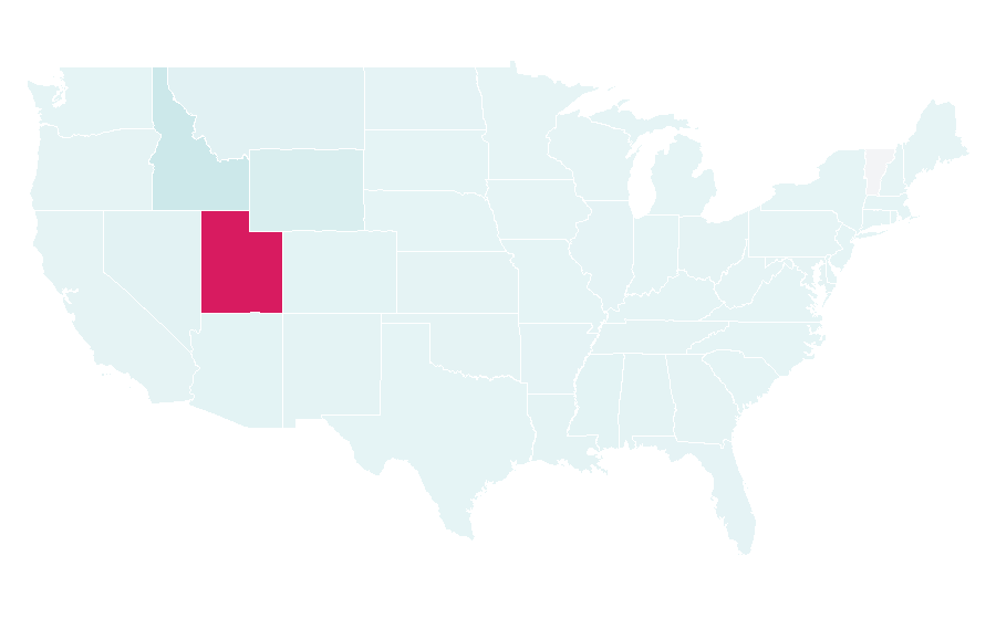 Affinité par région — Utah Jazz, États-Unis