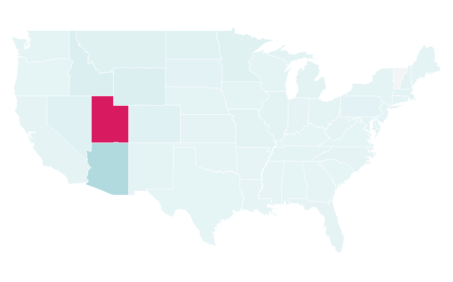 Affinity by region — Utah Mammoth, United States