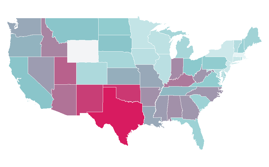 Affinity by region — Uzi, United States