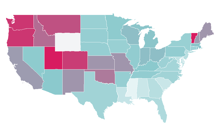 Affinity by region — V for Vendetta (film), United States
