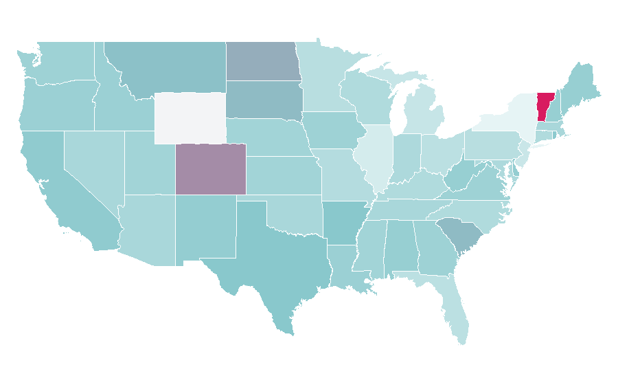 Affinity by region — V-pop, United States